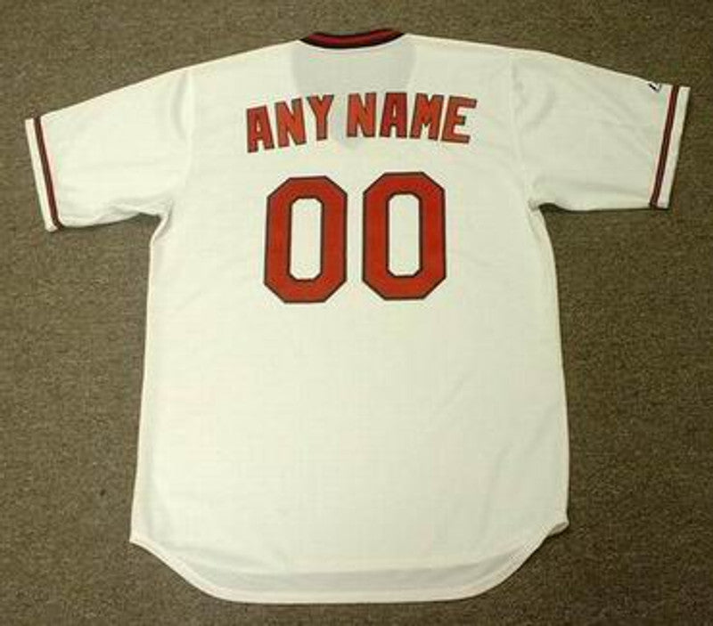 CA CA 1980s Cooperstown Throwback Custom Name Number Stitched Jersey, Vintage Baseball Jersey, Retro Sewn Jersey