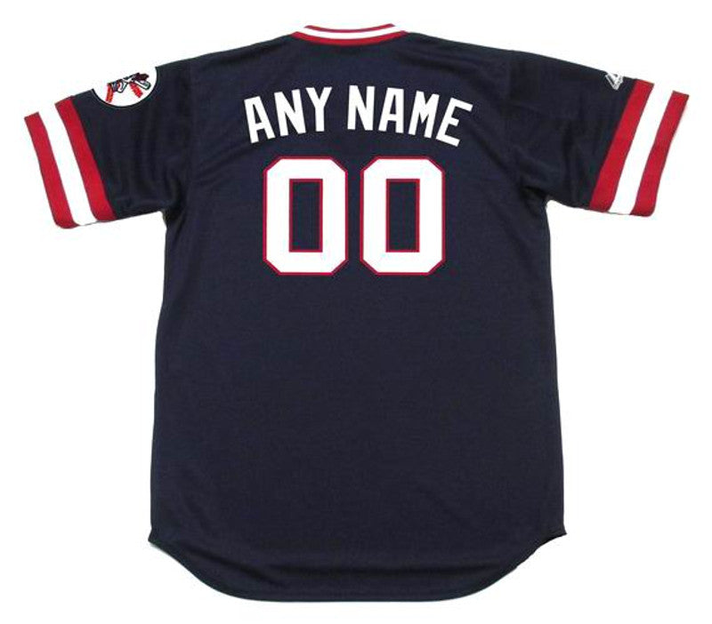 CI CI 1970s Cooperstown Throwback Away Custom Name Number Stitched Jersey, Vintage Baseball Jersey, Retro Sewn Jersey