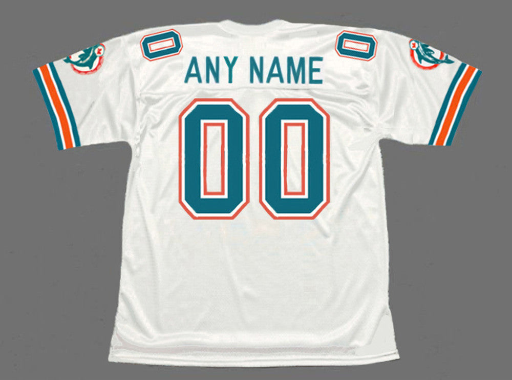 Miami Dolphins Custom Throwback Football Jersey product image