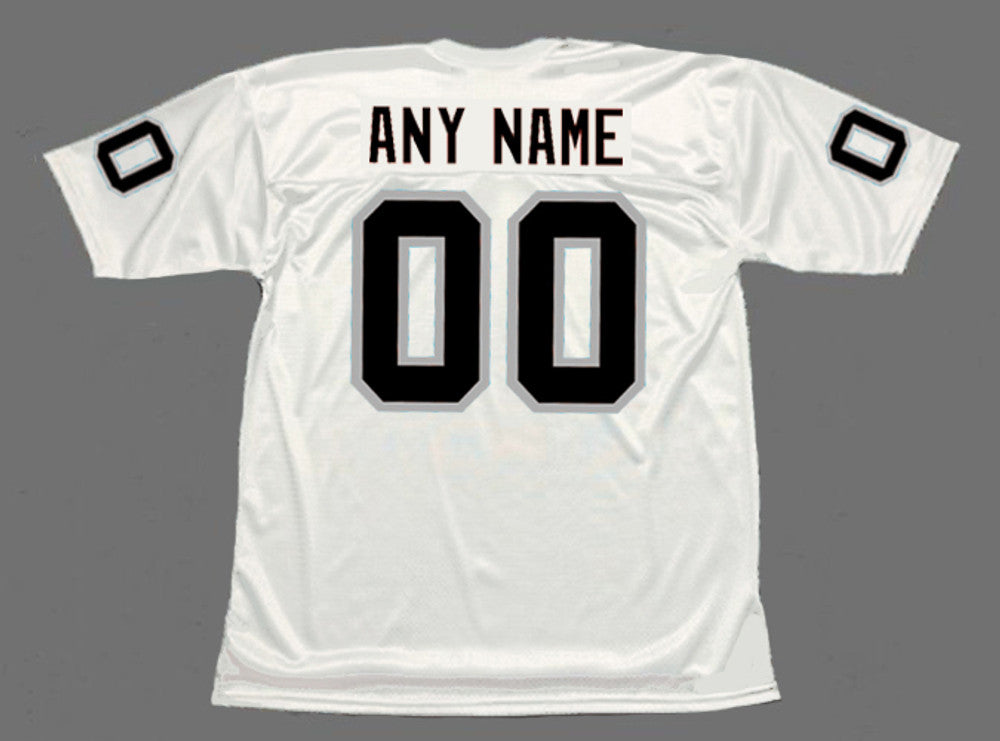 Oakland Raiders Custom Away Throwback Football Jersey product image