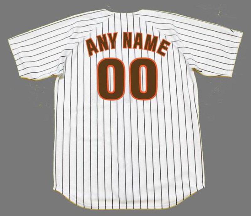 SDP SDP 1980s Cooperstown Home Custom Name Number Stitched Jersey, Vintage Baseball Jersey, Retro Sewn Jersey