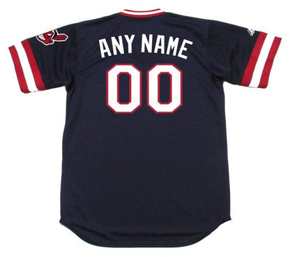 Cleveland Indians Cleveland Indians 1980s Baseball jersey retro stitched fan gear RTJ01376