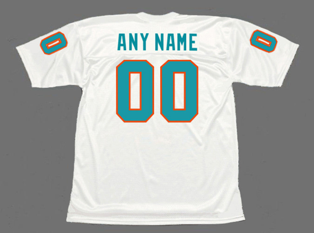 Miami Dolphins Custom Throwback Football Jersey product image