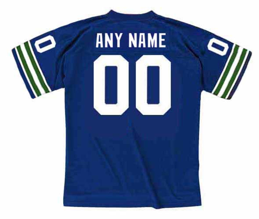 Seattle Seahawks Custom Throwback Football Jersey product image