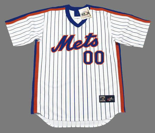 NYM NYM 1980s Cooperstown Home Custom Name Number Stitched Jersey, Vintage Baseball Jersey, Retro Sewn Jersey