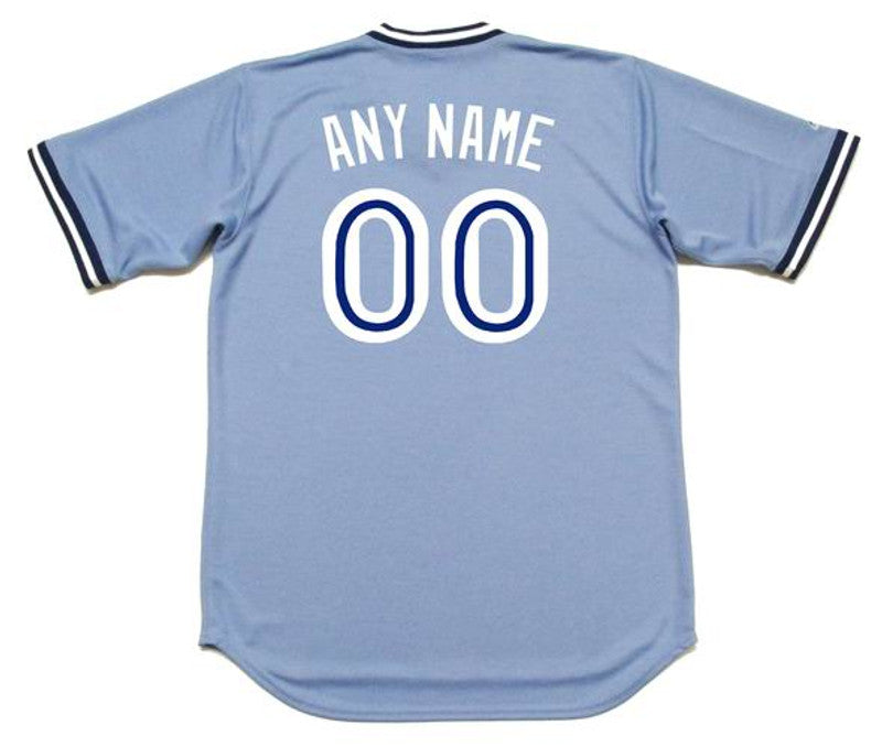 Vintage Baseball Jersey Custom Away Stitched Vintage Blue Jersey product image