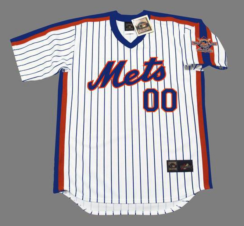 NYM NYM 1986 Cooperstown Home Custom Name Number Stitched Jersey, Vintage Baseball Jersey, Retro Sewn Jersey