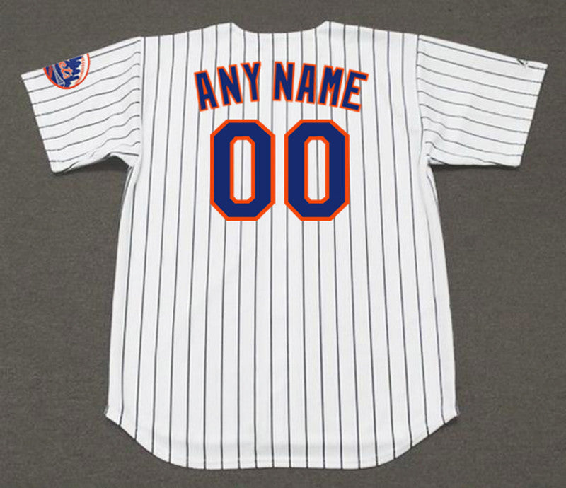 NYM NYM 1970s Home Throwback Custom Name Number Stitched Jersey, Vintage Baseball Jersey, Retro Sewn Jersey