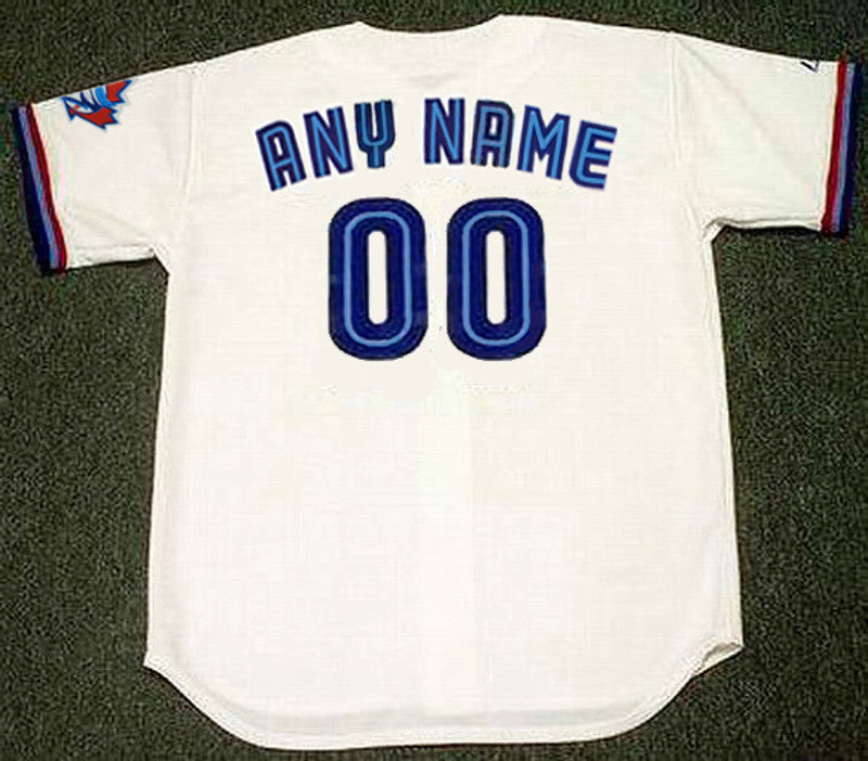 Vintage Baseball Jersey Custom Home Throwback Stitched Blue Jersey product image