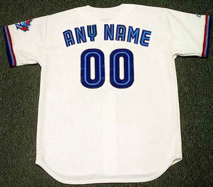 Vintage Baseball Jersey Custom Home Throwback Stitched Blue Jersey product image