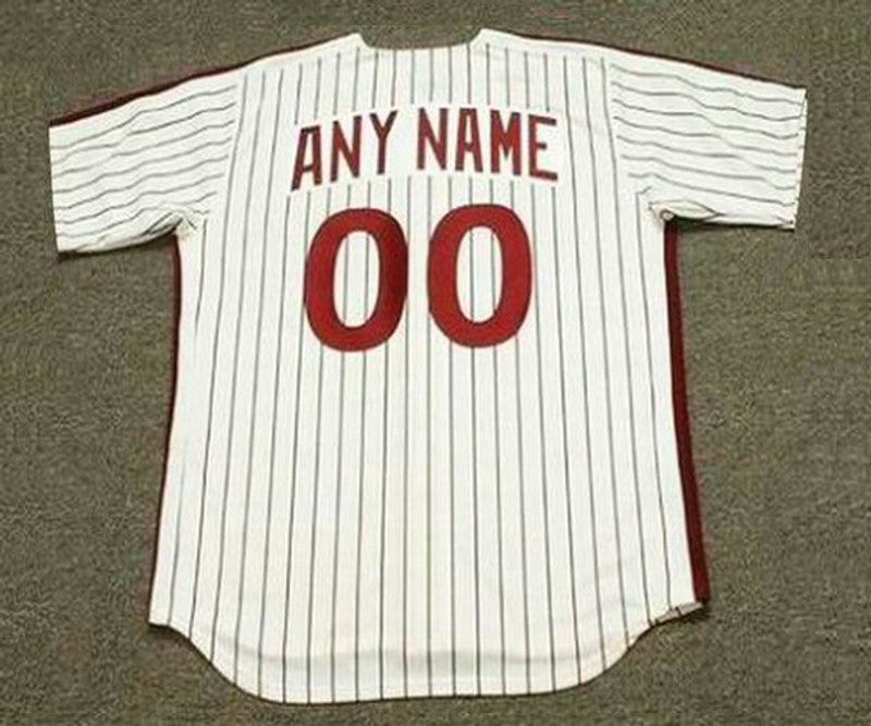 PP PP 1980s Cooperstown Home Custom Name Number Stitched Jersey, Vintage Baseball Jersey, Retro Sewn Jersey