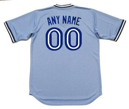 Vintage Baseball Jersey Custom Away Stitched Vintage Blue Jersey product image