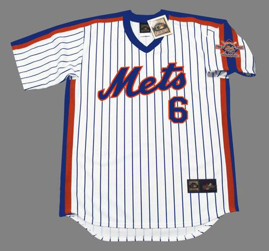 WB NYM 1986 Cooperstown Home Baseball Stitched Jersey, Vintage Baseball Jersey, Retro Sewn Jersey