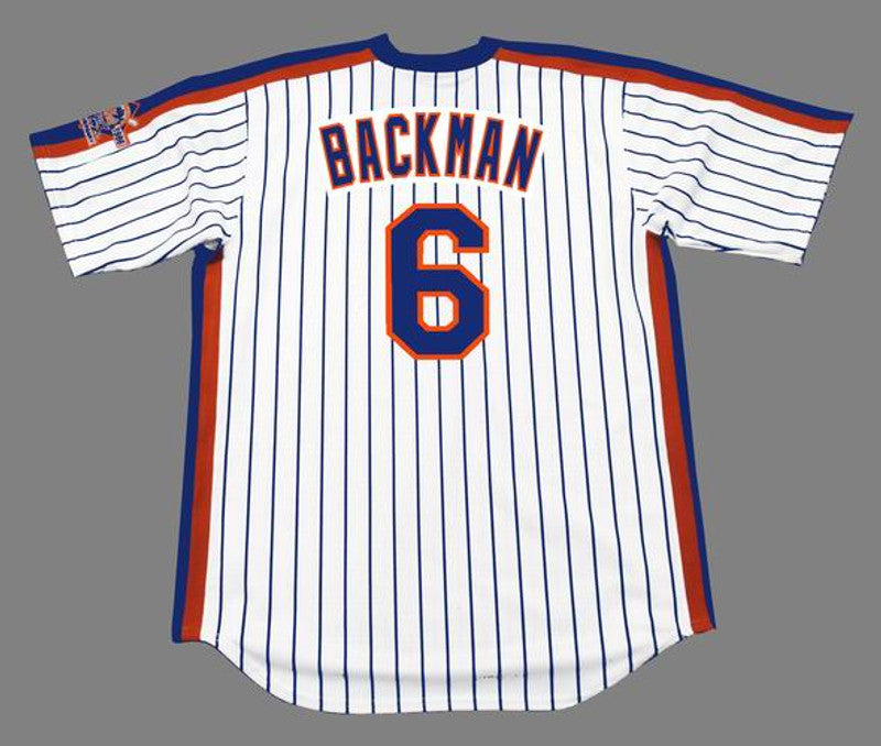 WB NYM 1986 Cooperstown Home Baseball Stitched Jersey, Vintage Baseball Jersey, Retro Sewn Jersey