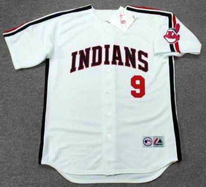 Carlos Baerga Cleveland Indians 1993 Baseball jersey retro stitched fan gear RTJ01546
