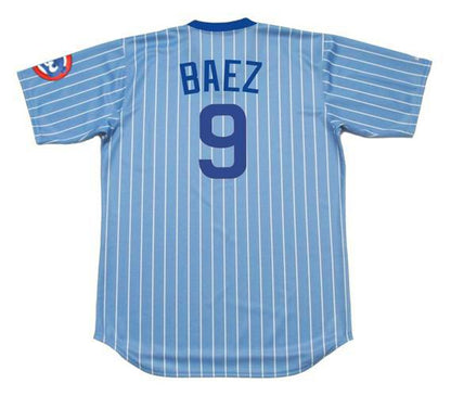 Javier Baez Chicago Cubs 1980s Baseball jersey retro stitched fan gear RTJ00645