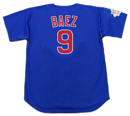 Javier Baez Chicago Cubs Baseball jersey retro stitched fan gear RTJ00644