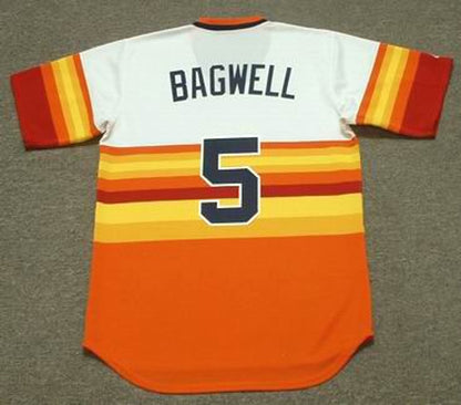 Jeff Bagwell Houston Astros 1980s Baseball jersey retro stitched fan gear RTJ00634