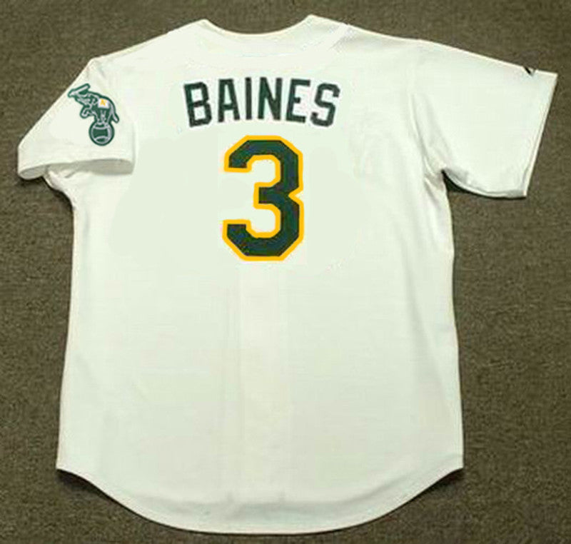 Harold Baines Oakland Athletics 1991 Baseball jersey retro stitched fan gear RTJ00760