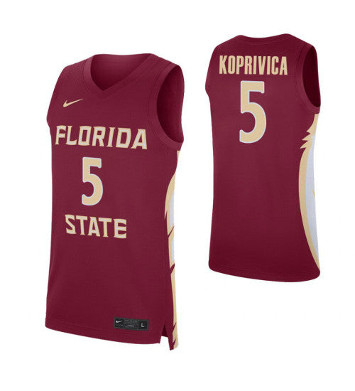 Florida State Seminoles Balsa Koprivica College Basketball Jersey Garnet retro stitched fan jersey RTJ11261 image 1