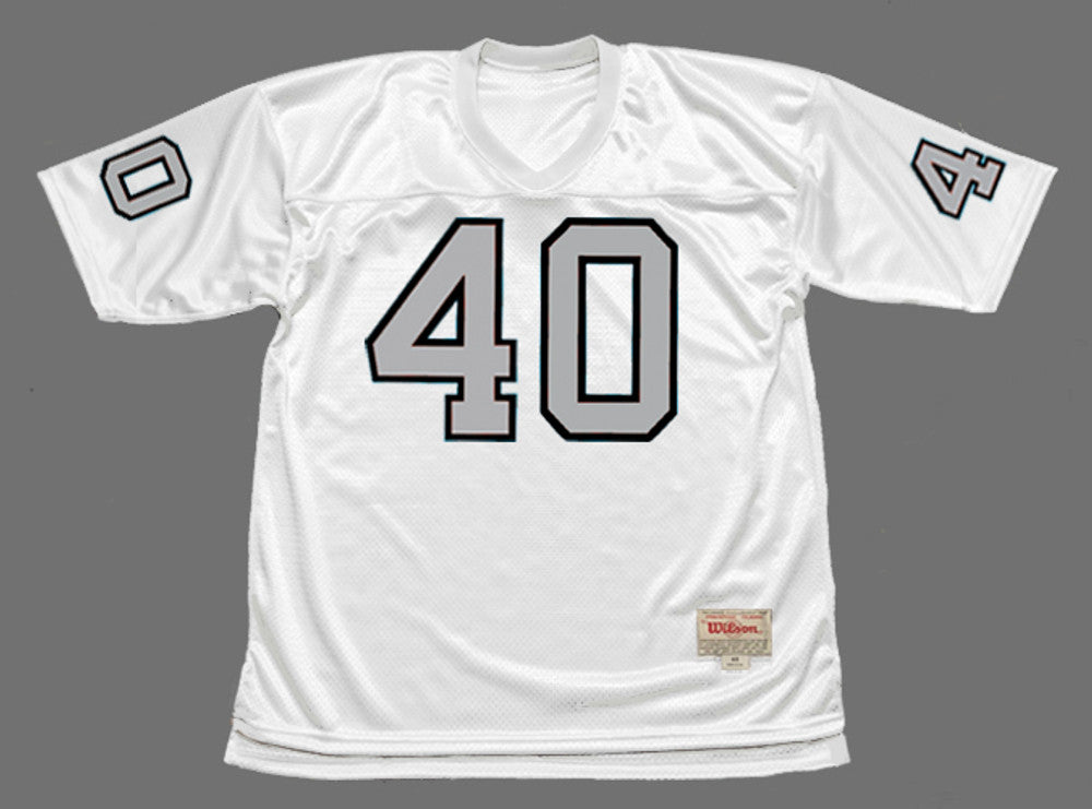 Oakland Raiders Pete Banaszak 1970 Away Throwback Football Jersey product image