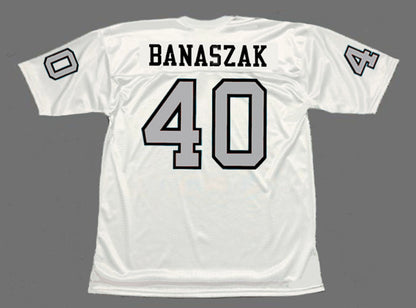Oakland Raiders Pete Banaszak 1970 Away Throwback Football Jersey product image