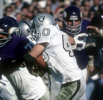 Oakland Raiders Pete Banaszak 1970 Away Throwback Football Jersey product image
