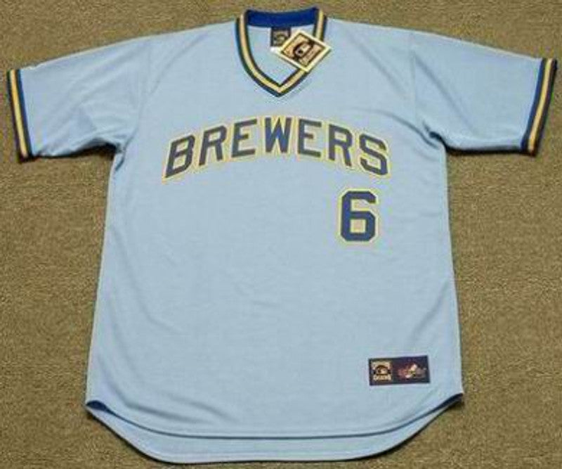 SB MB Milwaukee 1978 Cooperstown Throwback Away Stitched Jersey, Vintage Baseball Jersey, Retro Sewn Jersey