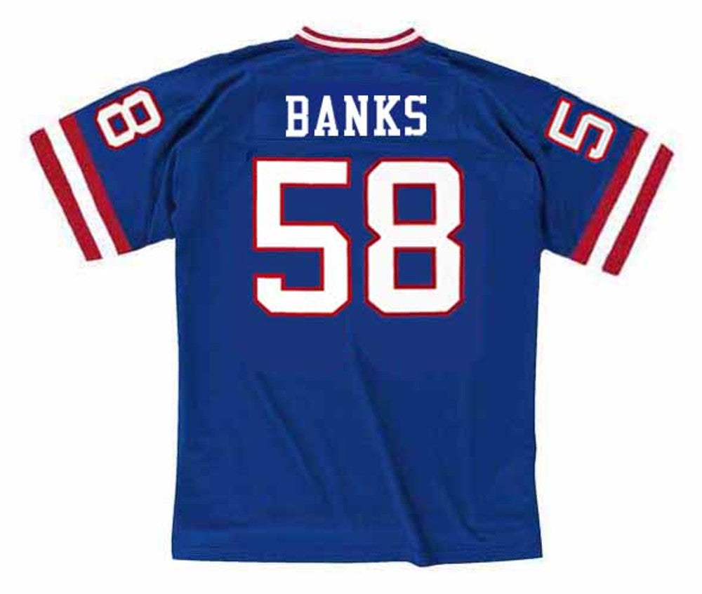 CABA NYG 1988 Throwback Home Football Jersey, Retro Stitched Jersey