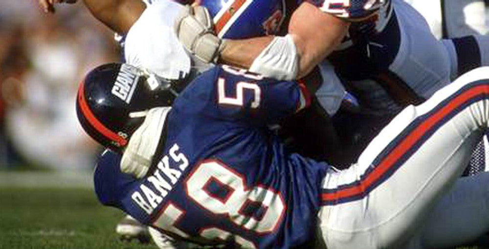 NYG 1980's Throwback Home Custom Jersey Name Number, Retro Stitched Jersey