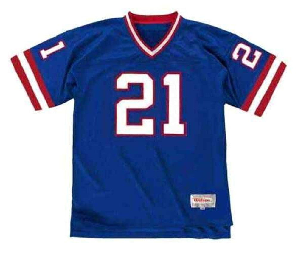 TIBA NYG 1997 Throwback Home Football Jersey, Retro Stitched Jersey