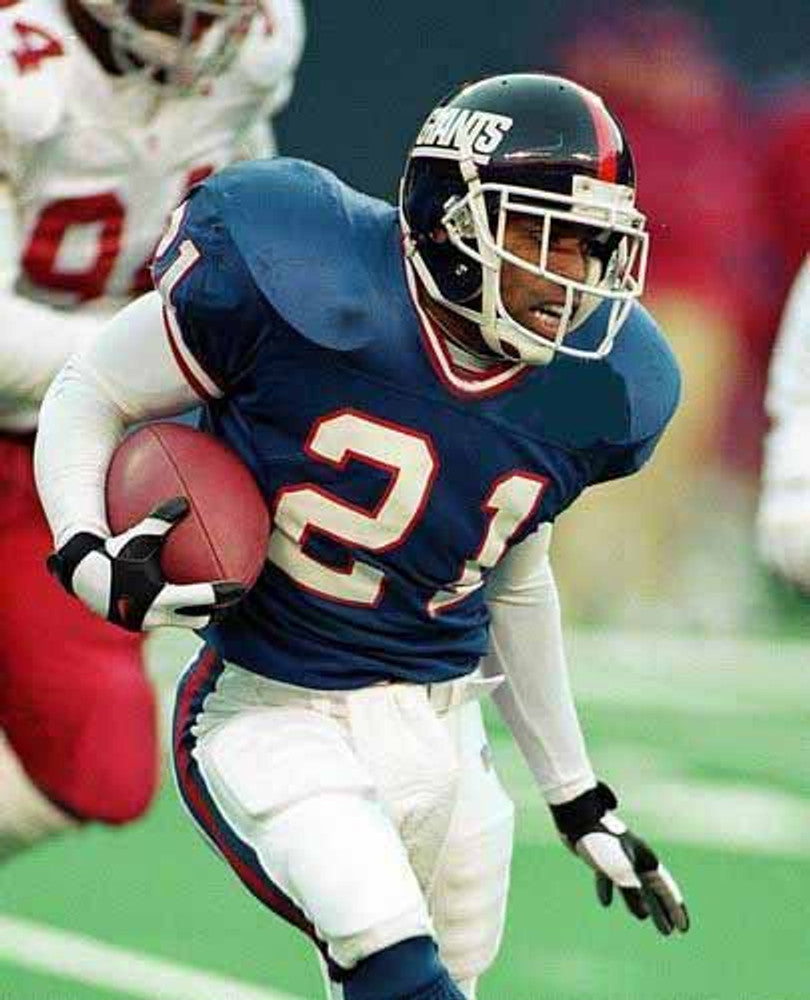 New York Giants Tiki Barber 1997 Home Throwback Football Jersey product image
