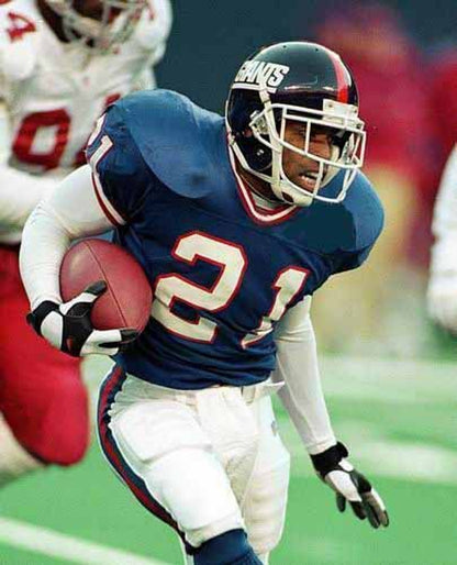 New York Giants Tiki Barber 1997 Home Throwback Football Jersey product image