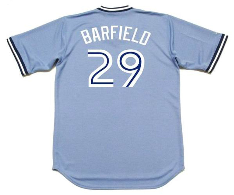 Jesse Barfield Toronto Blue Jays 1986 Baseball jersey retro stitched fan gear RTJ00596