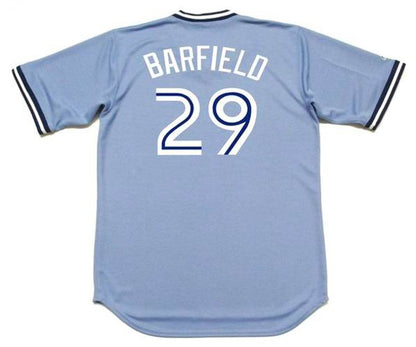 Jesse Barfield Toronto Blue Jays 1986 Baseball jersey retro stitched fan gear RTJ00596