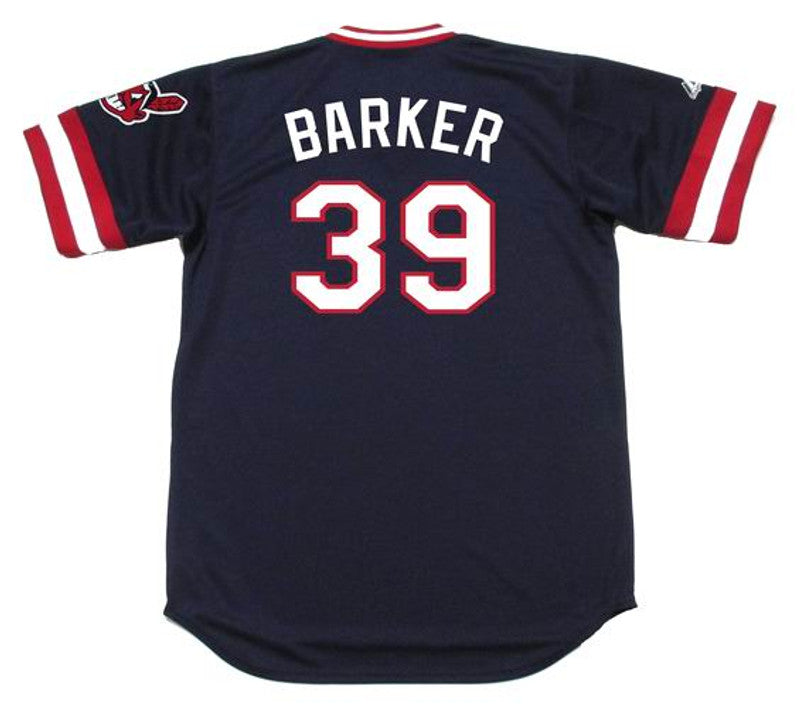Len Barker Cleveland Indians 1982 Baseball jersey retro stitched fan gear RTJ00133