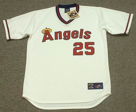 Don Baylor California Angels 1982 Baseball jersey retro stitched fan gear RTJ01126