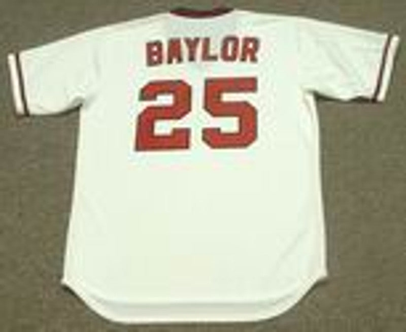 Don Baylor California Angels 1982 Baseball jersey retro stitched fan gear RTJ01126