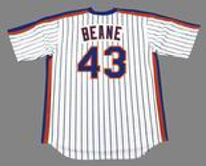 Billy Beane New York Mets 1984 Baseball jersey retro stitched fan gear RTJ01754