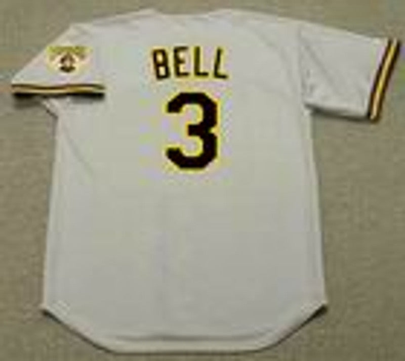 Jay Bell Pittsburgh Pirates 1992 Baseball jersey retro stitched fan gear RTJ00640