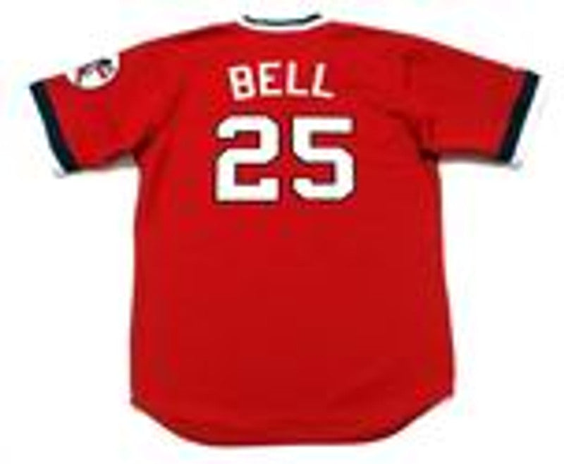 Buddy Bell Cleveland Indians 1975 Baseball jersey retro stitched fan gear RTJ01582