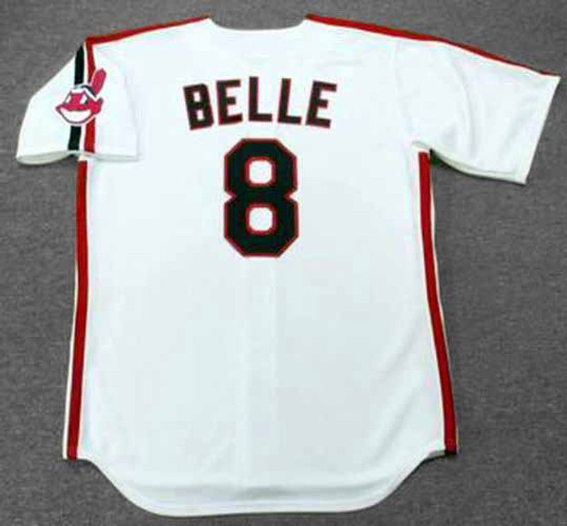 Albert Belle Cleveland Indians 1993 Baseball jersey retro stitched fan gear RTJ01952