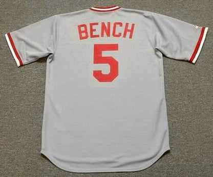 Johnny Bench Cincinnati Reds 1975 Baseball jersey retro stitched fan gear RTJ00386