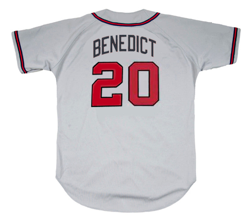 Bruce Benedict Atlanta Braves 1988 Baseball jersey retro stitched fan gear RTJ01604
