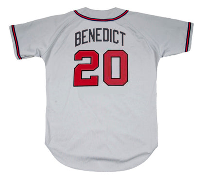 Bruce Benedict Atlanta Braves 1988 Baseball jersey retro stitched fan gear RTJ01604