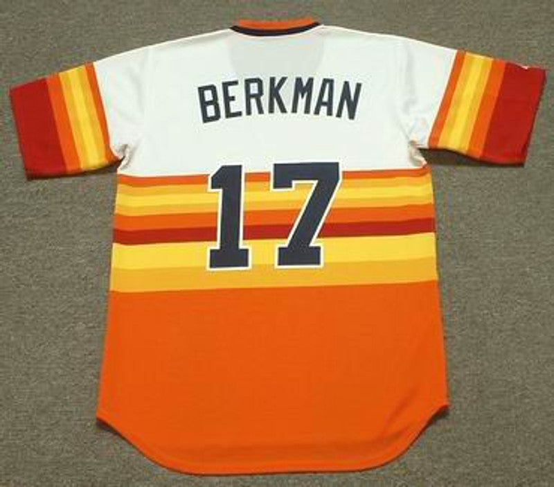 Lance Berkman Houston Astros 1980s Baseball jersey retro stitched fan gear RTJ00172