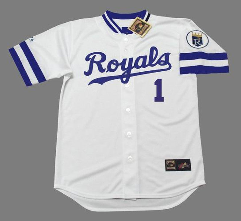 Buddy Biancalana Kansas City Royals 1985 Baseball jersey retro stitched fan gear RTJ01576