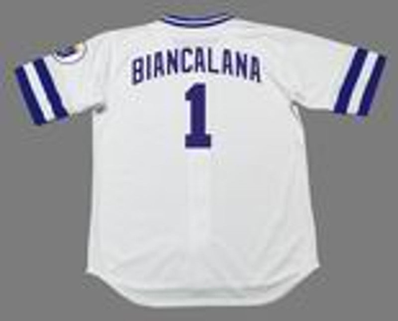 Buddy Biancalana Kansas City Royals 1985 Baseball jersey retro stitched fan gear RTJ01576
