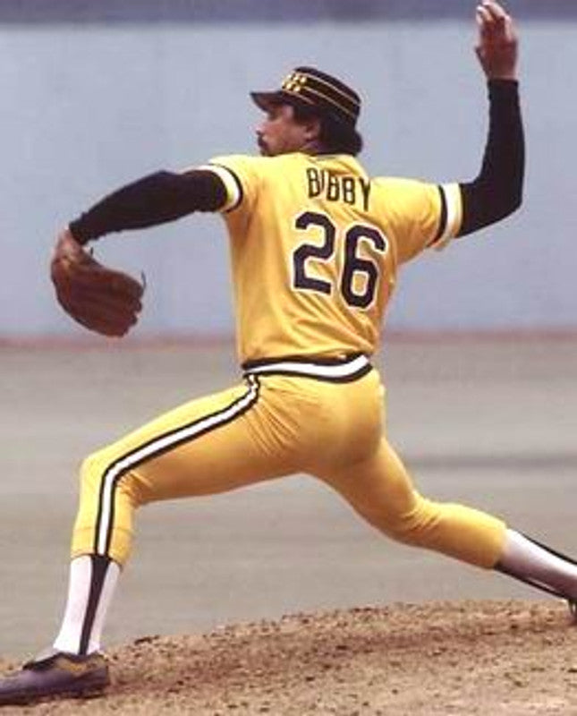 Jim Bibby Pittsburgh Pirates 1980 Baseball jersey retro stitched fan gear RTJ00579