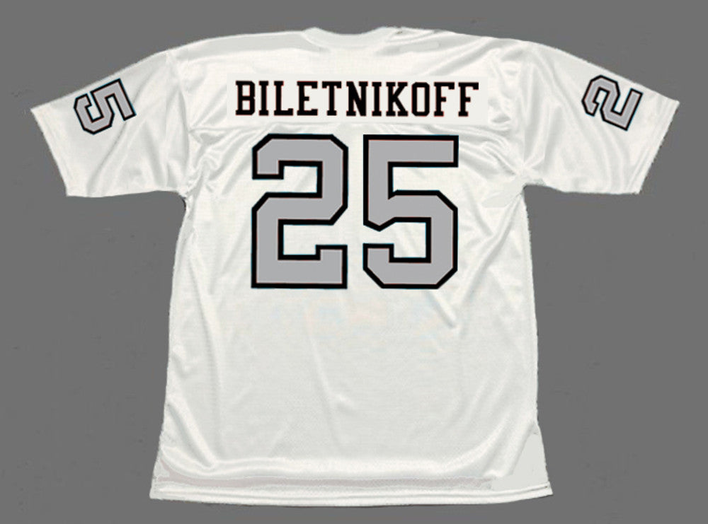 Oakland Raiders Fred Biletnikoff 1970 Away Throwback Football Jersey product image